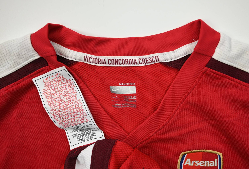 2008-10 ARSENAL LONDON SHIRT L. BOYS