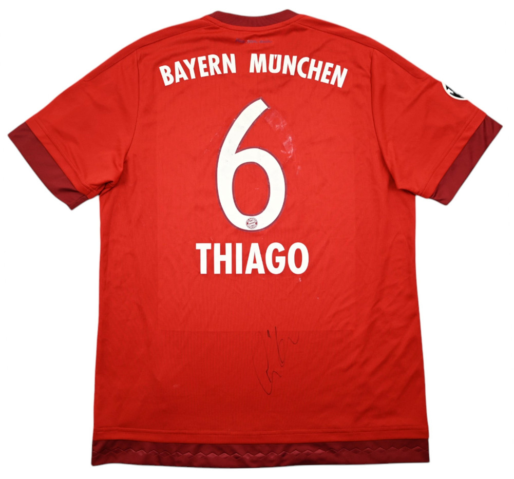 2015-16 BAYERN MUNCHEN *THIAGO* SHIRT L
