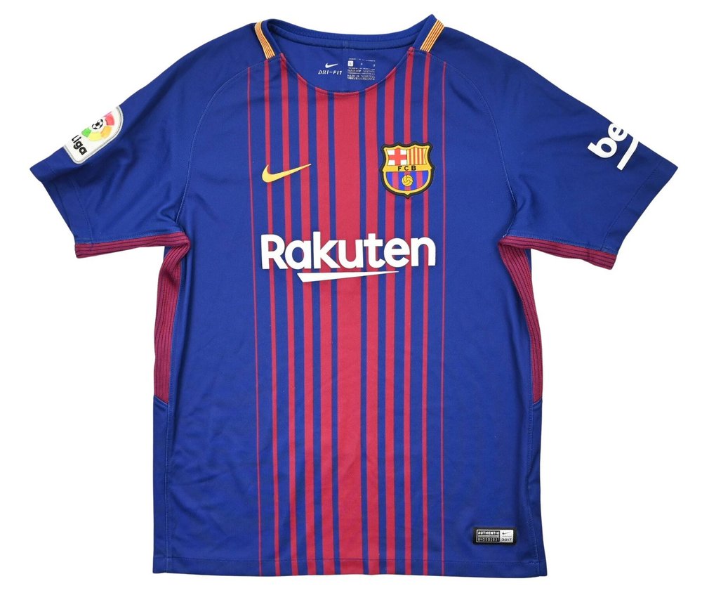 2017-18 FC BARCELONA SHIRT M