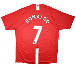 2007-09 MANCHESTER UNITED *RONALDO* SHIRT XL