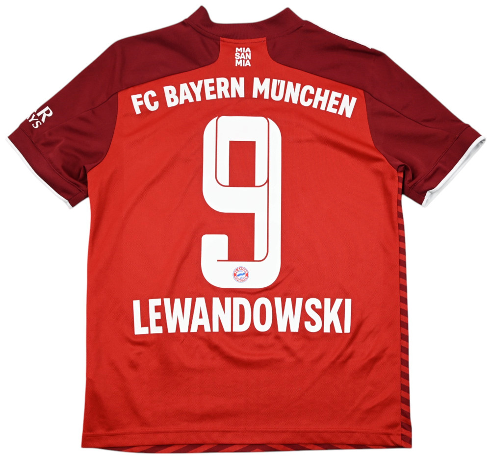 2021-22 BAYERN MUNCHEN *LEWANDOWSKI* SHIRT L. BOYS