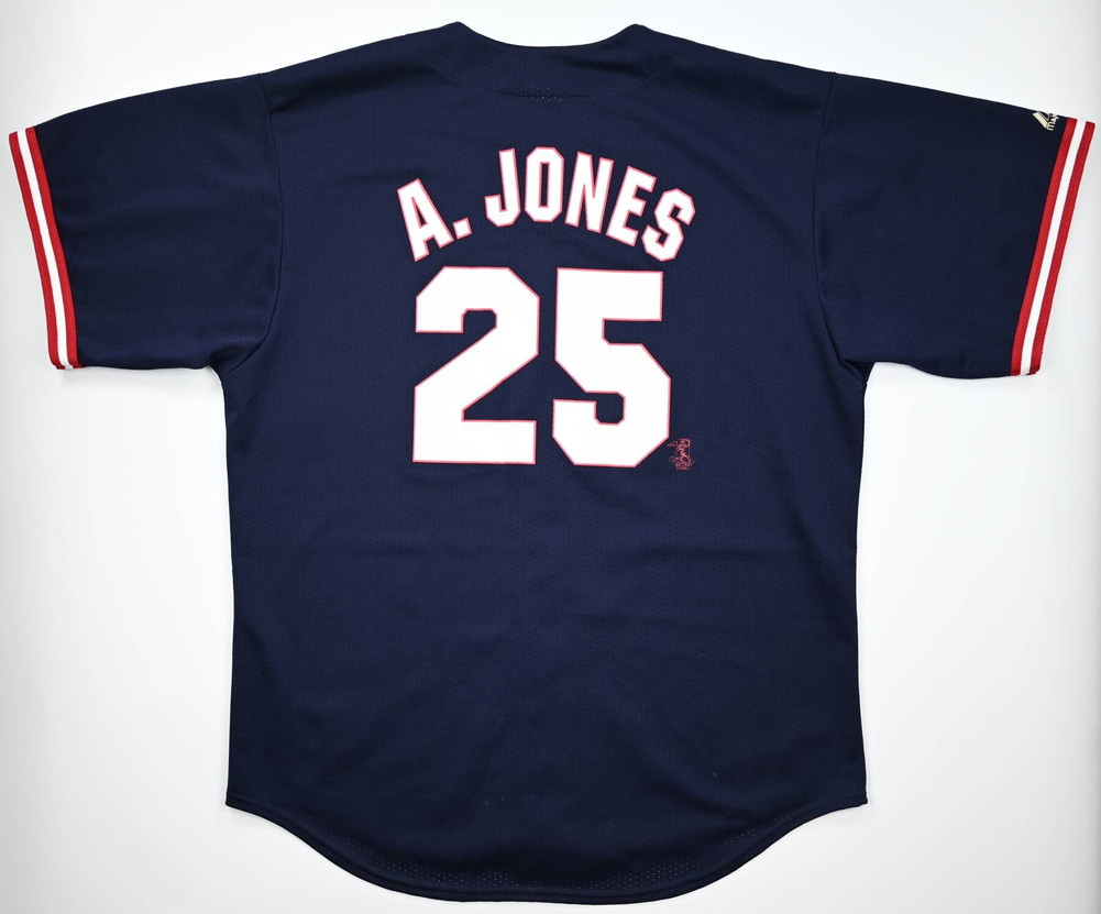ATLANTA BRAVES *A. JONES* BASEBALL SHIRT XL