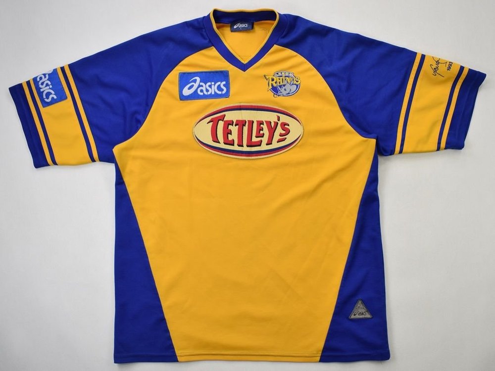 LEEDS RHINOS RUGBY ISC SHIRT L