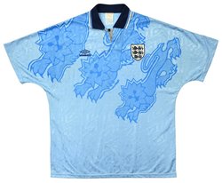 1992-93 ENGLAND SHIRT XXL