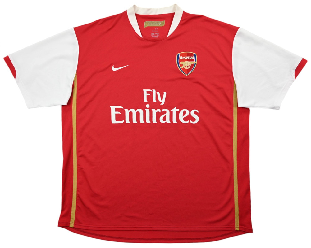 2006-08 ARSENAL LONDON SHIRT 2XL