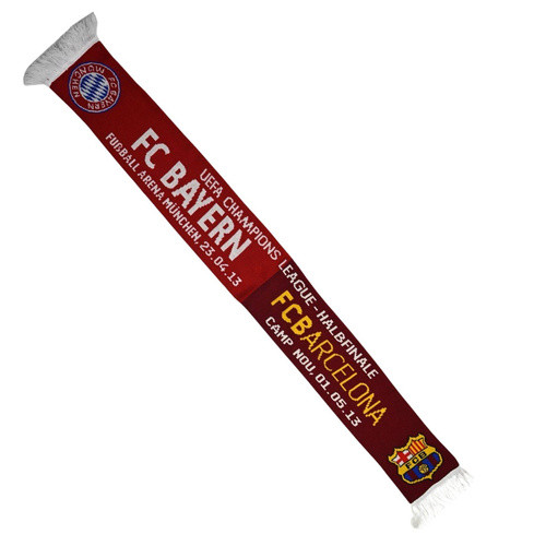 FC BAYERN MUNCHEN / FC BARCELONA UEFA CHAMPIONS LEAGUE-HALBFINALE SCARF