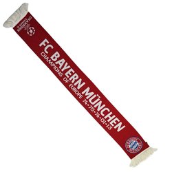 FC. BAYERN MUNCHEN CHAMPIONS OF EUROPE 74-75-76-01-13 SCARF