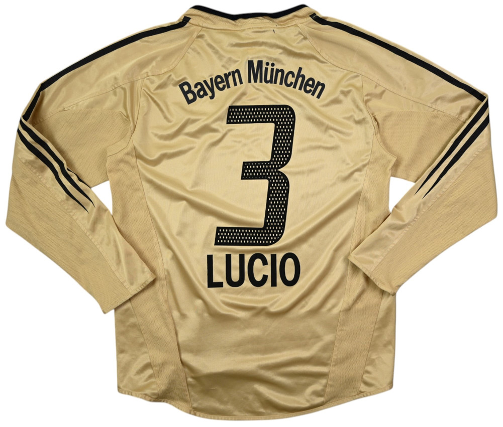 2004-05 BAYERN MUNCHEN *LUCIO* LONGSLEEVE SHIRT XL. BOYS
