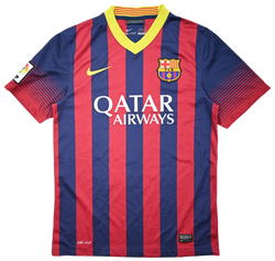 2013-14 FC BARCELONA *MESSI* SHIRT S