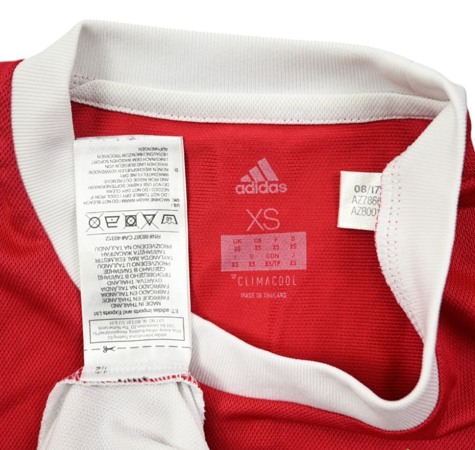 2017-18 AJAX AMSTERDAM *VAN DE BEEK* SHIRT XS