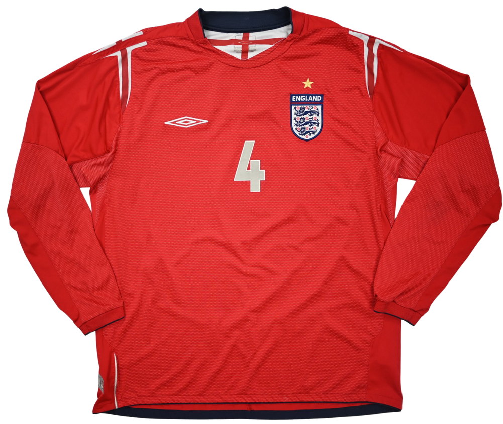 2004-06 ENGLAND *GERRARD* LONGSLEEVE L
