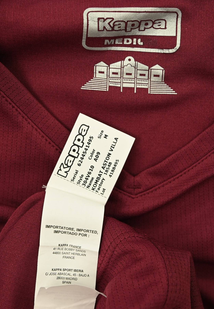2019-20 ASTON VILLA SHIRT M