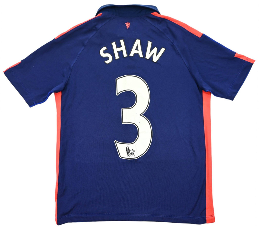 2014-15 MANCHESTER UNITED *SHAW* SHIRT XL. BOYS