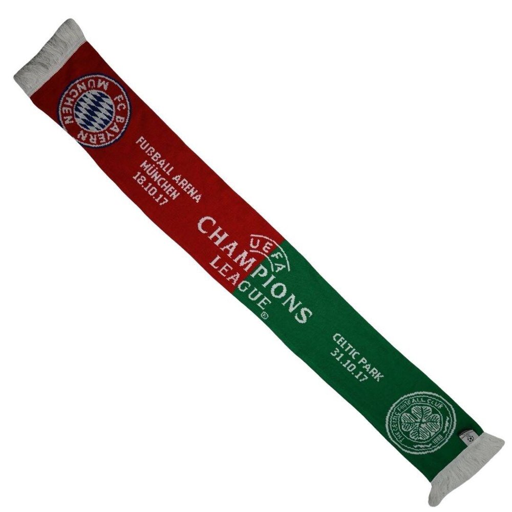 FC BAYERN MUNCHEN VS CELTIC CHAMPIONS LEAGUE SCARF