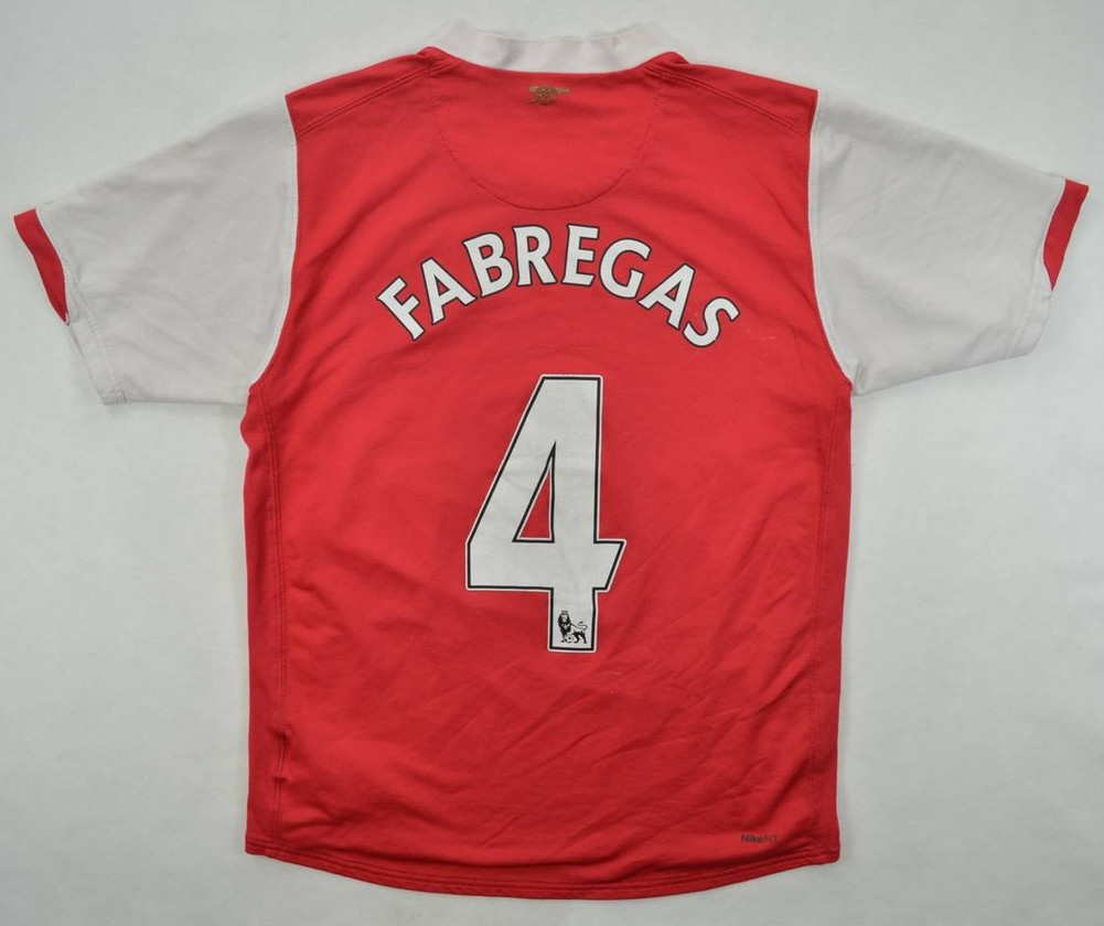 2006-08 ARSENAL LONDON *FABREGAS* SHIRT S