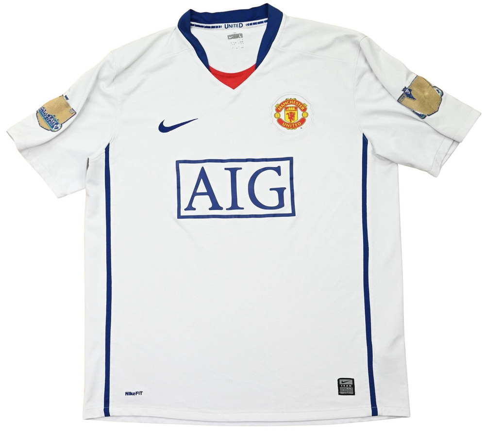 2008-10 MANCHESTER UNITED *ANDERSON* SHIRT L