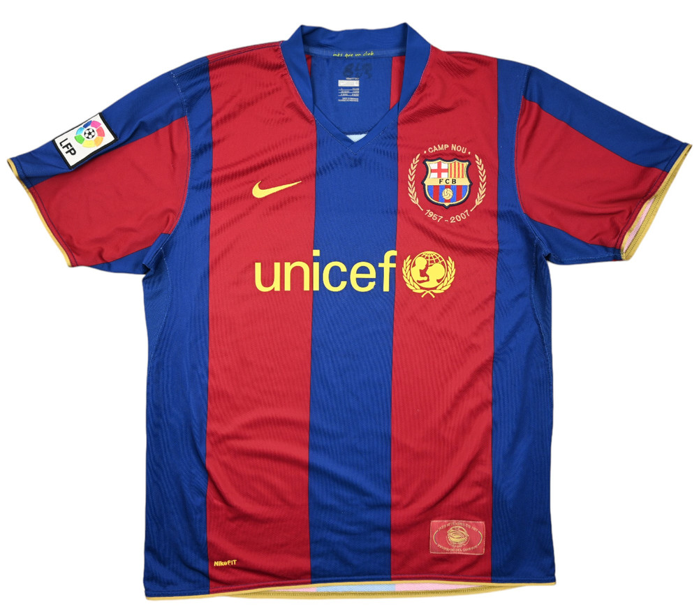 2007-08 FC BARCELONA SHIRT L