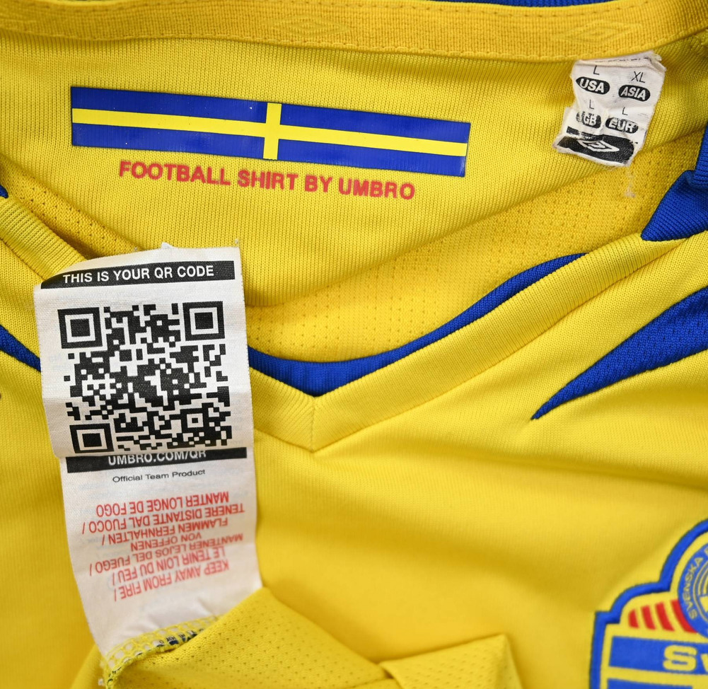 2007-08 SWEDEN SHIRT L
