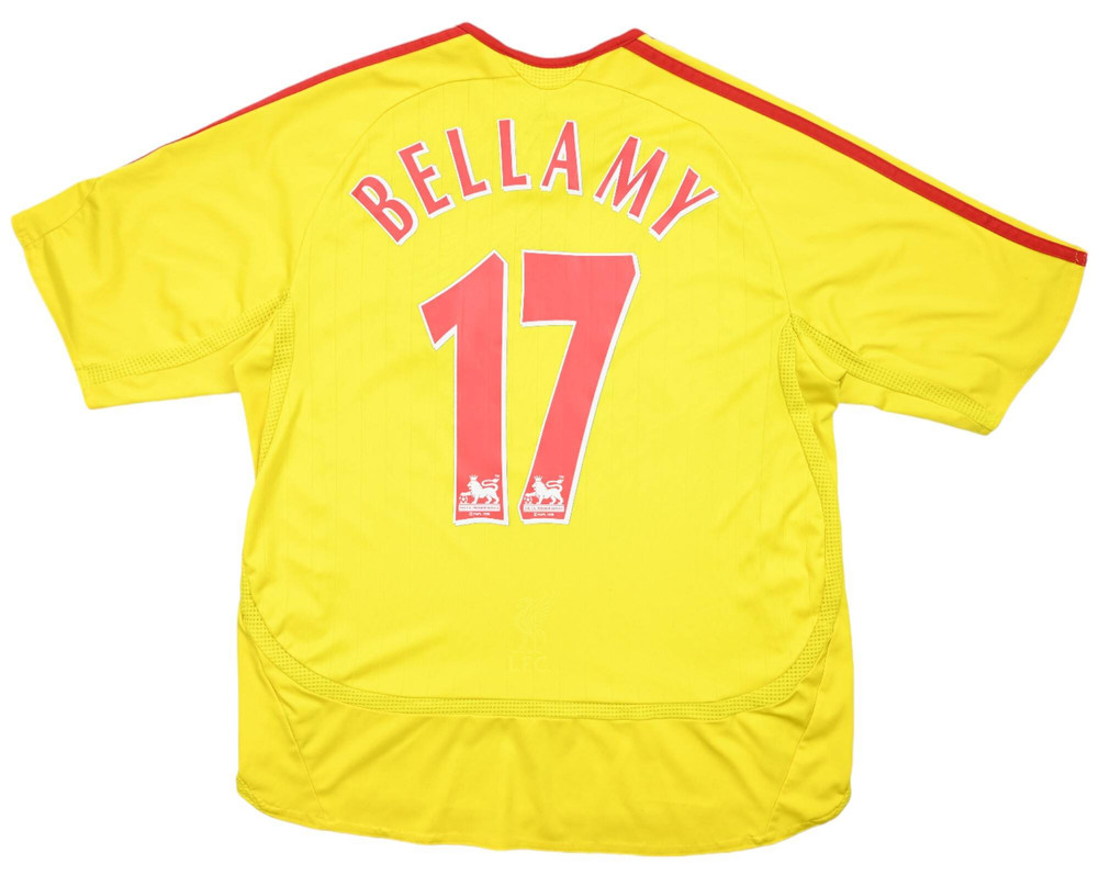 2006-07 LIVERPOOL *BELLAMY* SHIRT L. BOYS