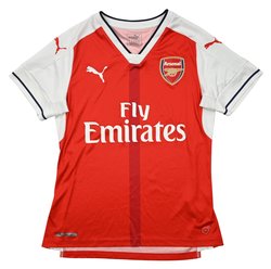 2016-17 ARSENAL LONDON SHIRT WOMENS M