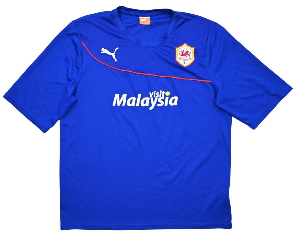 2013-14 CARDIFF CITY FC SHIRT XXL