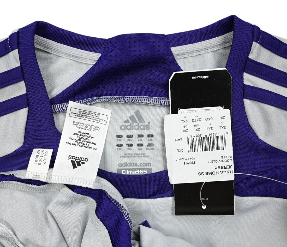 2007-08 RSC ANDERLECHT SHIRT XXL