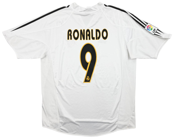 2004-05 REAL MADRID *RONALDO* SHIRT XL