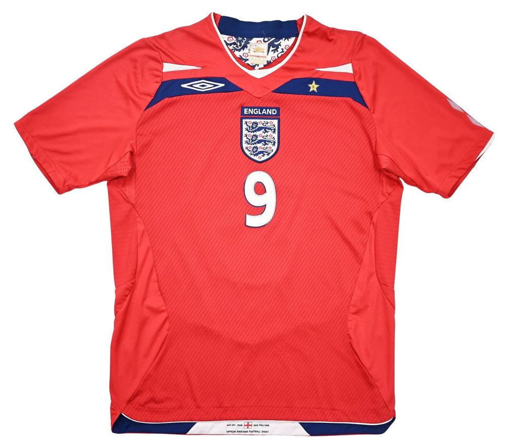 2008-10 ENGLAND *ROONEY* SHIRT M