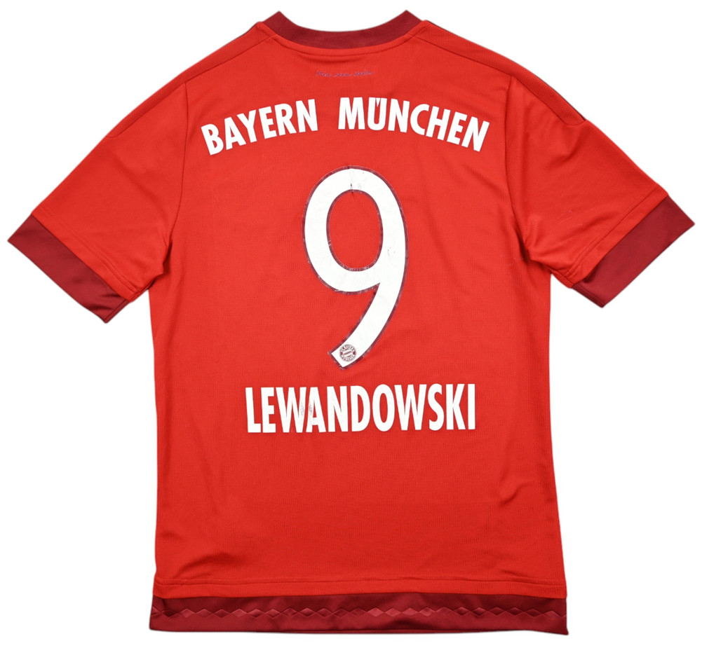 2015-16 BAYERN MUNCHEN *LEWANDOWSKI* SHIRT XL. BOYS