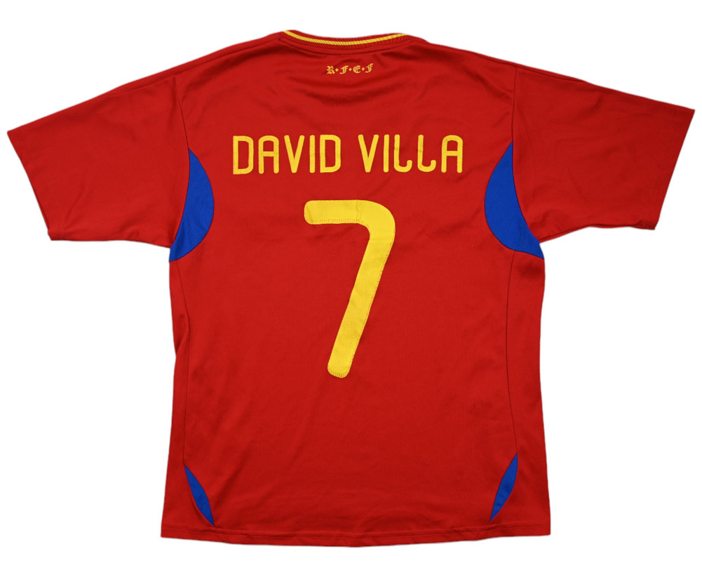 2010-11 SPAIN *DAVID VILLA* KOSZULKA XL. BOYS