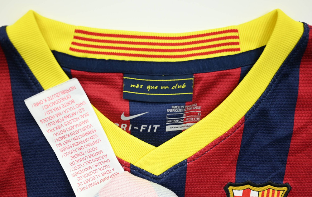 2013-14 FC BARCELONA SHIRT L.BOYS