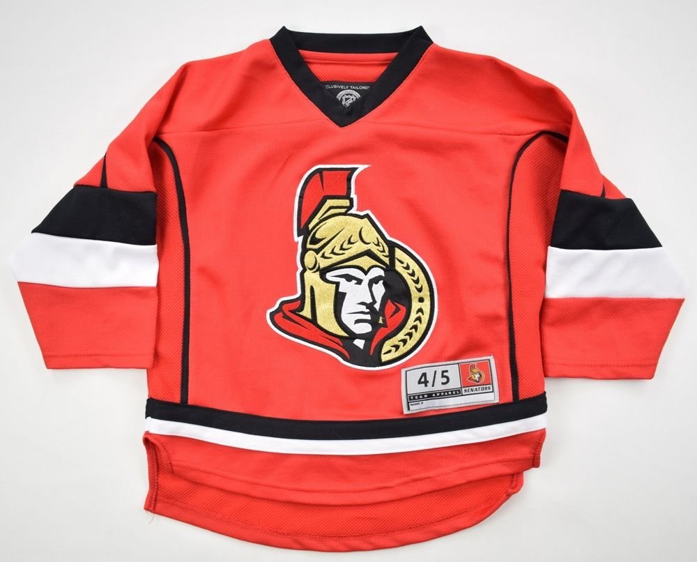 OTTAWA SENATORS NHL OFFICIAL LONGSLEEVE 4/5. BOYS