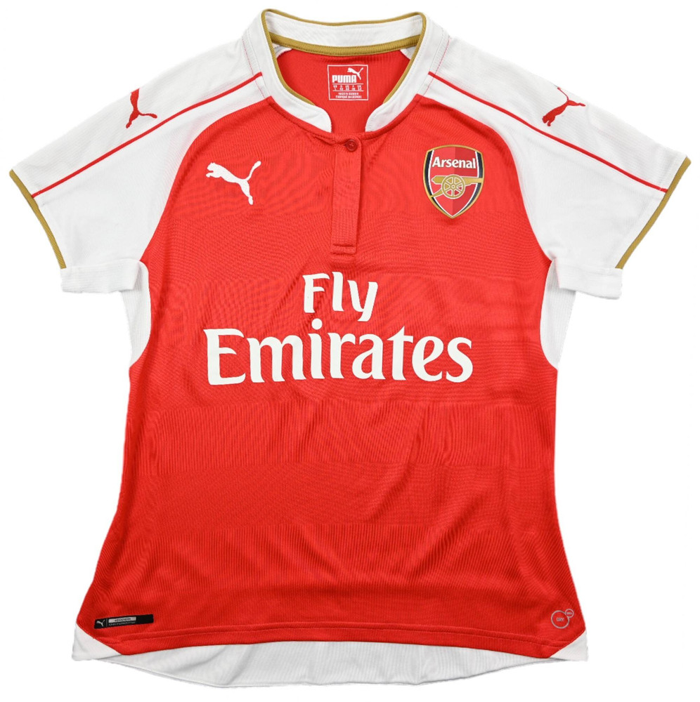 2015-16 ARSENAL LONDON SHIRT WOMENS L