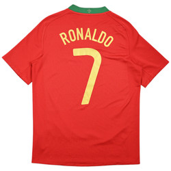 2008-10 PORTUGAL *RONALDO* SHIRT S