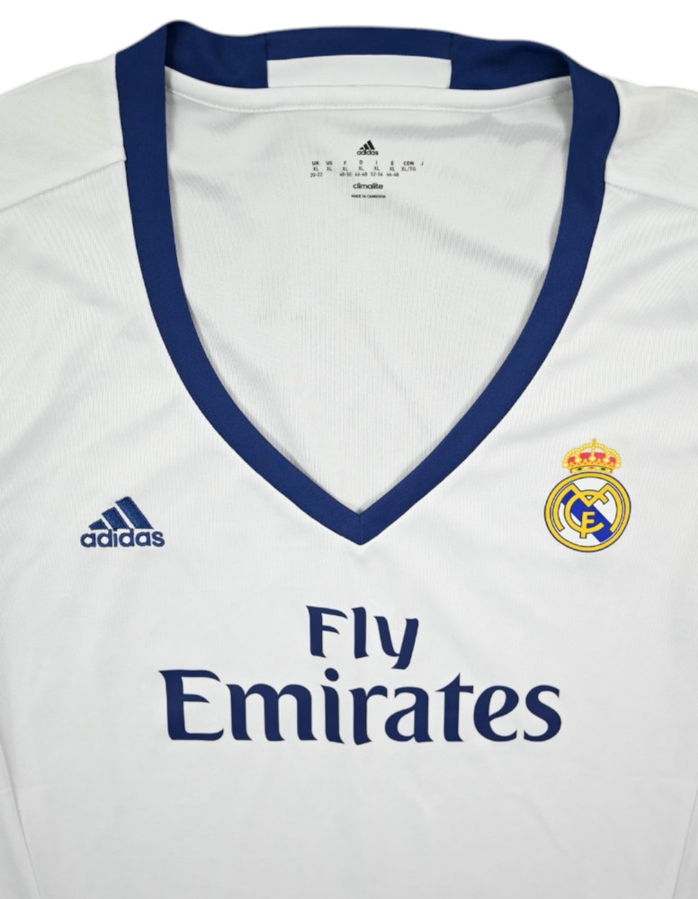 2016-17 REAL MADRID SHIRT WOMENS XL