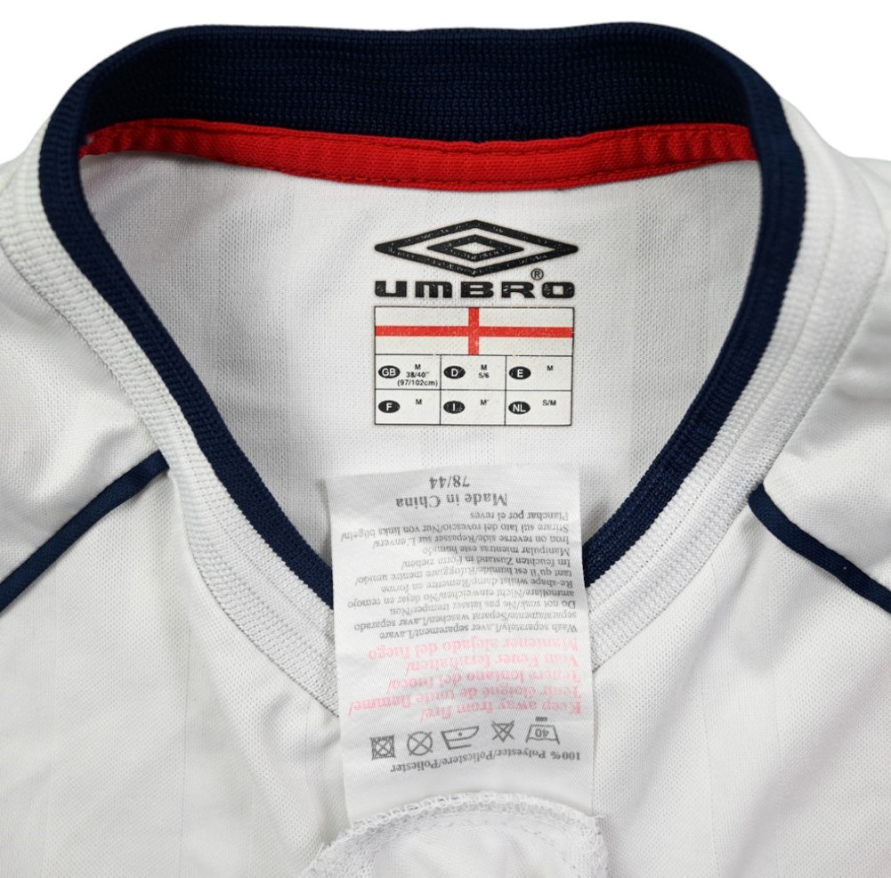 2001-03 ENGLAND *BECKHAM* SHIRT M