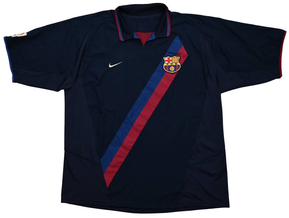 2002-03 FC BARCELONA *LINSSEN* SHIRT L