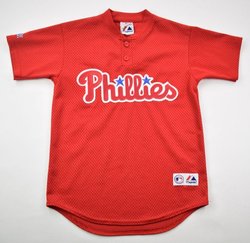 PHILADELPHIA PHILLIES MLB MAJESTIC SHIRT M. BOYS