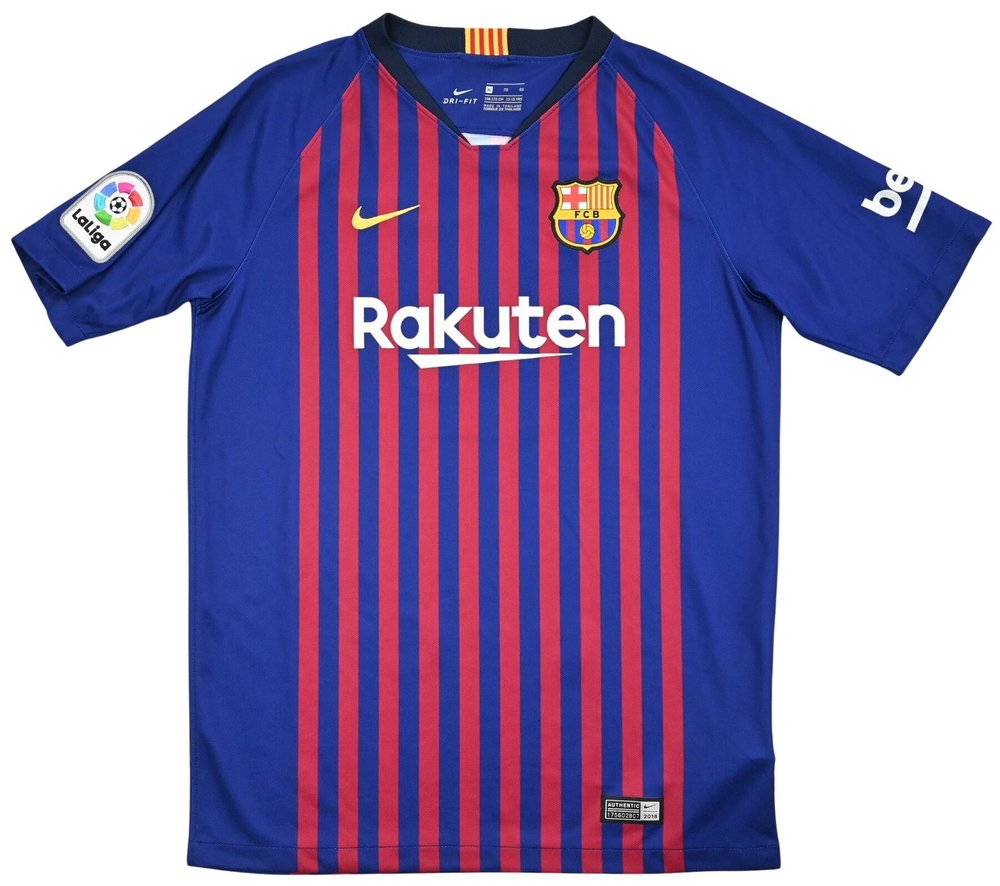 2018-19 FC BARCELONA SHIRT XL. BOYS