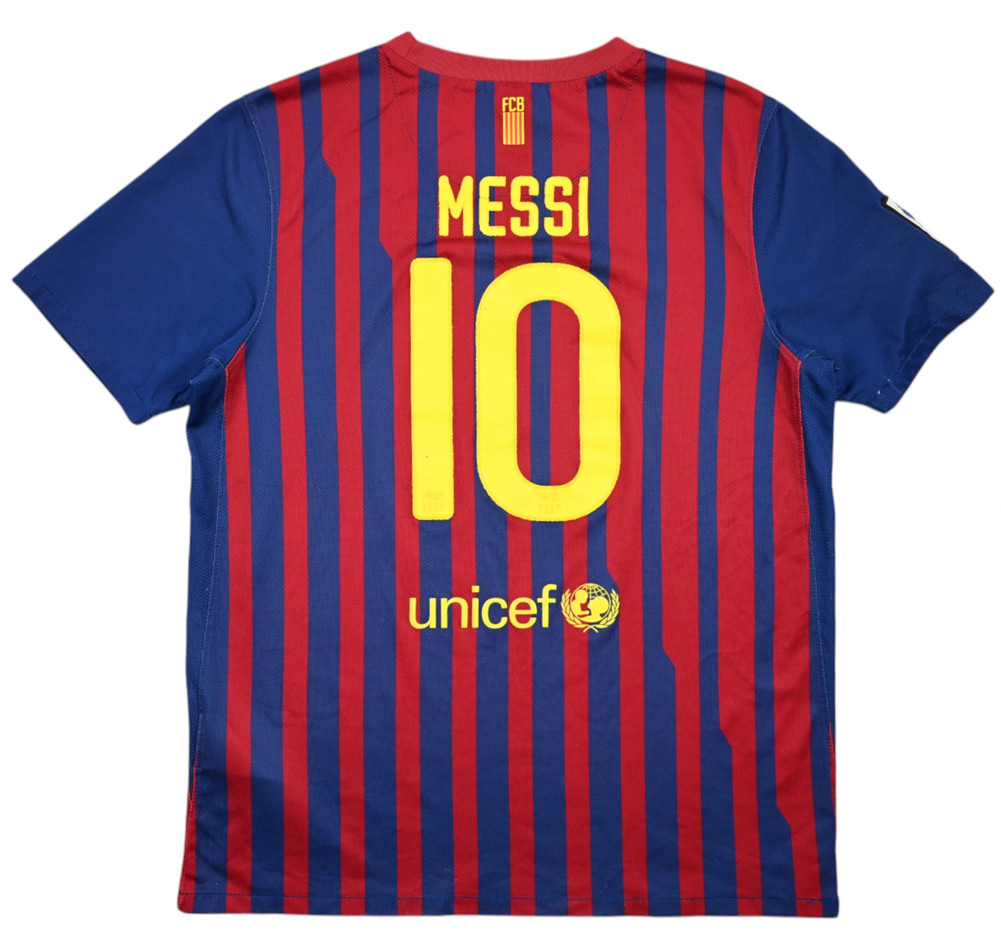 2011-12 BARCELONA *MESSI* SHIRT XL. BOYS