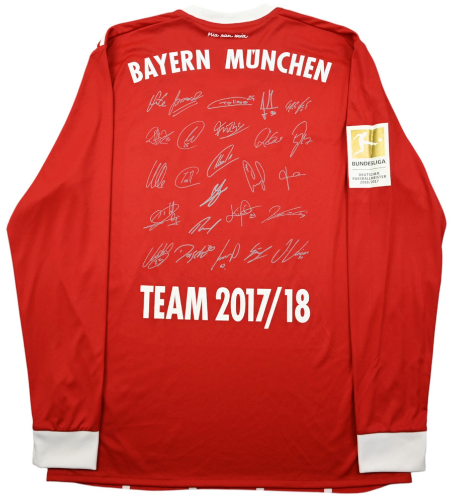 2017-18 BAYERN MUNCHEN LONGSLEEVE SHIRT L