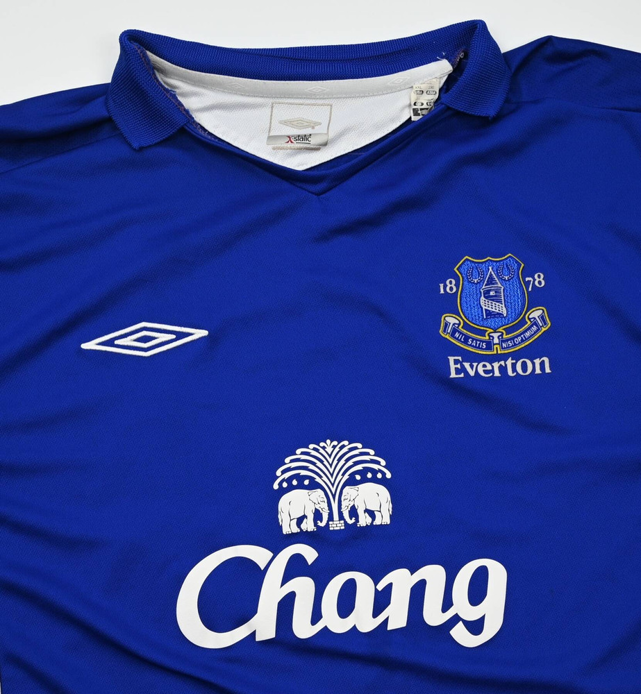 2005-06 EVERTON *DAVIES* LONGSLEEVE SHIRT XXL