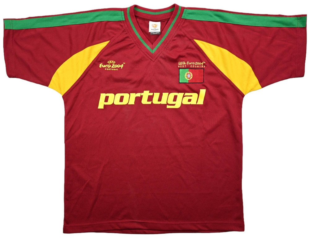 PORTUGAL UEFA EURO 2004 SHIRT L