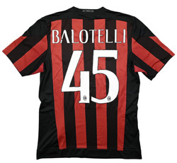 2015-16 AC MILAN *BALOTELLI* SHIRT M