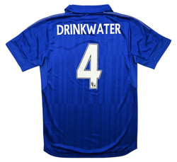 2016-17 LEICESTER CITY *DRINKWATER* SHIRT M