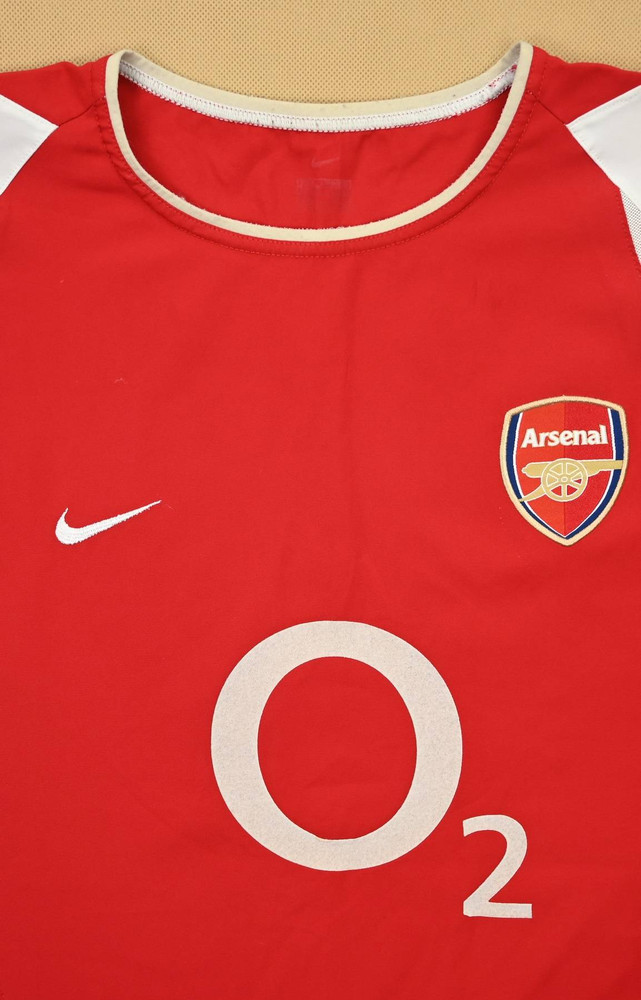 2002-04 ARSENAL LONDON *BERGKAMP* SHIRT XL