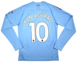 2019-20 MANCHESTER CITY *KUN AGUERO* LONGSLEEVE SHIRT S