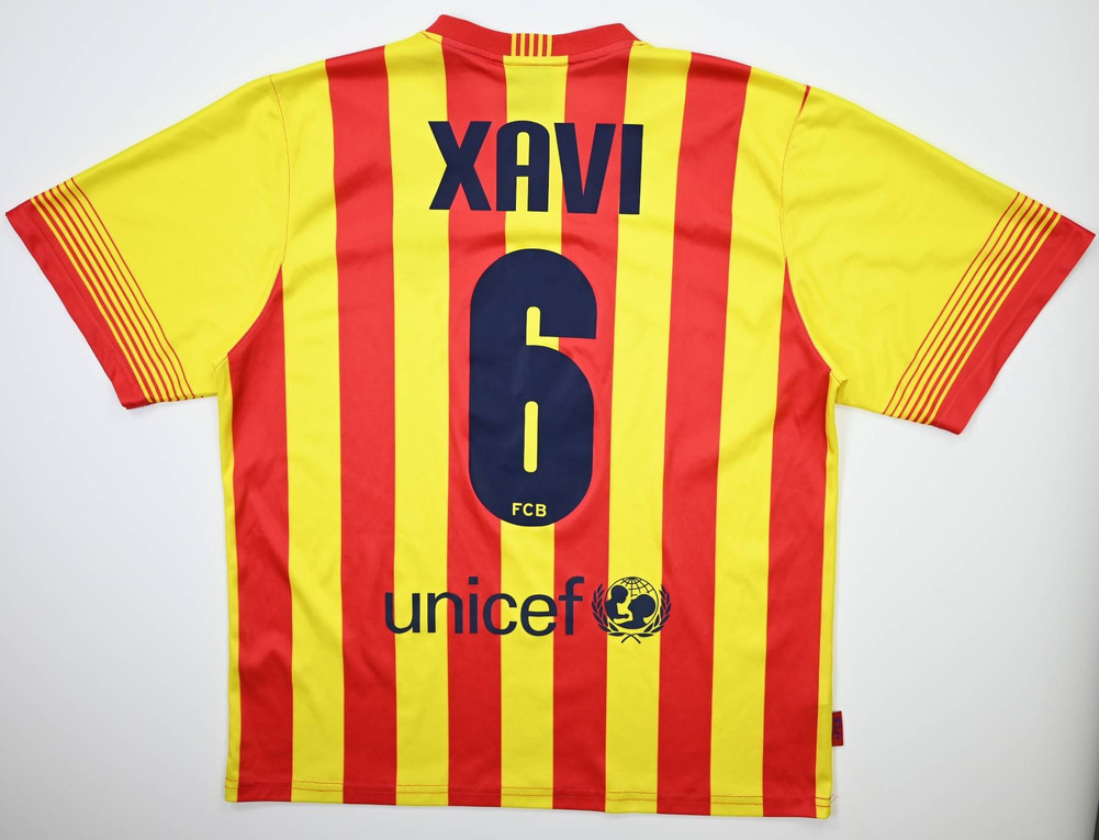 2013-15 FC BARCELONA *XAVI* SHIRT L