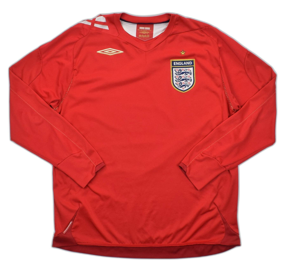 2006-08 ENGLAND LONGSLEEVE XL