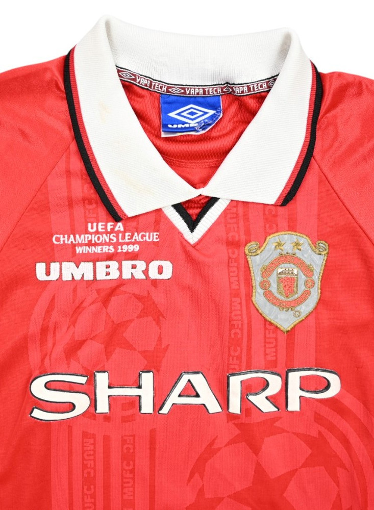 1999-00 MANCHESTER UNITED *BECKHAM*  SHIRT L